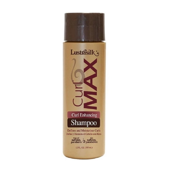 Champú potenciador de rizos Lustrasilk Max, 12 onzas