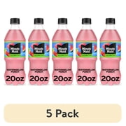 (5 pack) Minute Maid Watermelon Punch Juice Drink Bottle, 20 fl oz