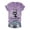 Purple, variant on QHWAUAKFBN T Shirts For Women Trendy Loose Fit ' Summer V Neck Retro Cat Letter Printed Short Sleeved Tshirts Top