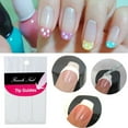 thumbnail image 4 of 48 Pcs French Manicure Nail Art Tips Form Guide Sticker Polish DIY Stencil οκ A3C7, 4 of 8