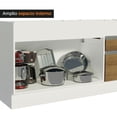 thumbnail image 3 of Cocina Integral 280cm Marina Madesa 01 - Blanco/Marrón, 3 of 5