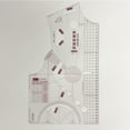 thumbnail image 6 of 3Pieces Clear Sewing Ruler Multipurpose Curved Ruler Clothing Ruler Templates Pattern Making Ruler Measuring Tool, 6 of 8