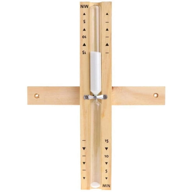 Reloj De Arena Temporizador Montado En La Pared Temporizador Reloj De Arena Giratorio Resistente Al Calor Reloj De Arena De Madera Accesorios Para Sauna Kearding HA034470-00