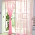 thumbnail image 3 of Transparent Curtain,2PCS Fashion Living Room Curtains Window Treatments Breakthrough Technology, 3 of 8