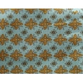 thumbnail image 4 of oneOone Georgette Viscose Pastel Mint Fabric Floral Block Craft Projects Decor Fabric Printed By The Yard 42 Inch Wide, 4 of 4