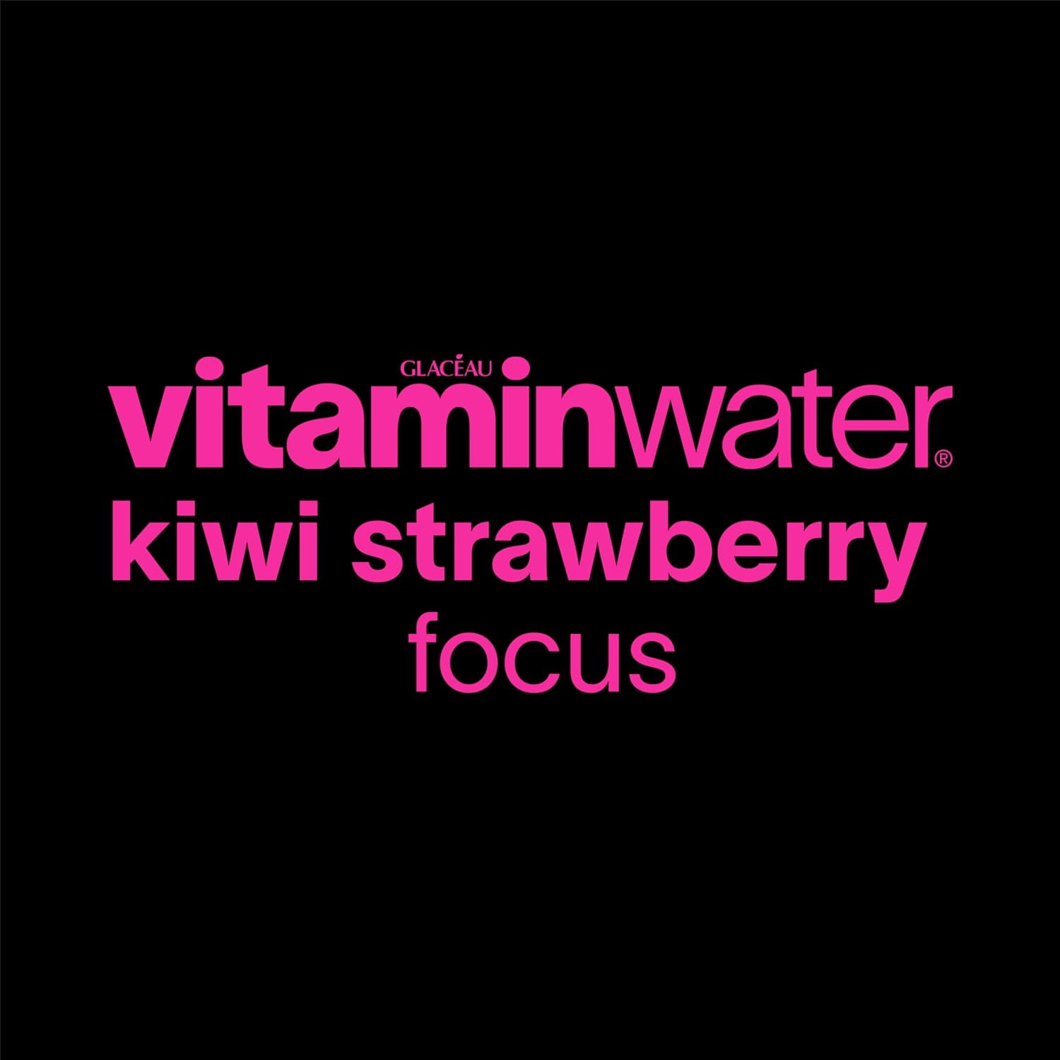 vitaminwater Zero Sugar FOCUS – Case of 12 (20 oz Bottles) | Kiwi Strawberry Flavor | Nutrient Enhanced Hydration Drink with Vitamins & Electrolytes