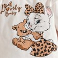 thumbnail image 6 of TOWED22 Infant Baby Girl Fall Clothes Print Long Sleeve Romper Pants Headband 3PC Newborn Fall Winter Outfit,6-9 M, 6 of 9