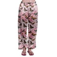 thumbnail image 4 of Moomaya Ensembles de Détente pour Femmes à Manches Longues, Pyjama à Col Cranté Boutonné, 4 of 6