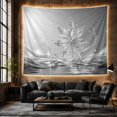thumbnail image 6 of Highly Rendering Crystalline with Cannabis Leaf Appears Made, Mystical Fantasy for Space Lovers, Galaxy Room Decor, Mother'S Day Gift, Tapestry Wall Hanging for Bedroom and Dorm, 6 of 7