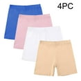 thumbnail image 2 of ZACPNCV 4 Pack Girls Dance Shorts Breathable Bike Shorts for Sports Play Underdress Multicolor 5-6 Years, 2 of 9