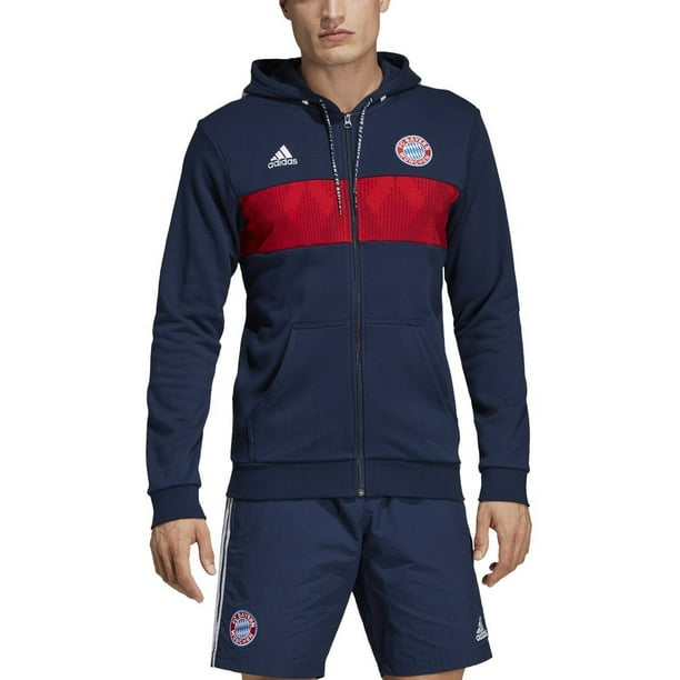 Adidas Men S Fc Bayern Hoodie Dp4101 Walmart Com