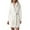 White, variant on Womens Robes Hooded Lightweight Soft Short Flannel Womens Sleepwear,Blue,S