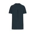 thumbnail image 6 of Women's Cotton Linen Mini Dress V Neck Collared Short Sleeve Dress Summer Vacation Casual Loose Dresses with Pockets, 6 of 6