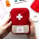 thumbnail image 3 of Bolsa De Viaje Organizador Organizador portátil de primeros auxilios para medicamentos de emergencia, organizador de pastillas (rojo), 3 of 3