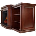 thumbnail image 5 of Real Flame Valmont 74" Electric Fireplace TV Stand in Dark Mahogany, 5 of 9