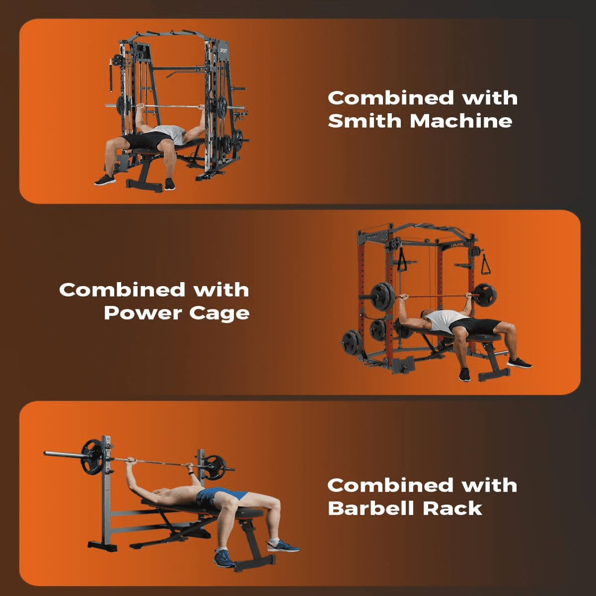 Full Foldable Workout Bench with 5 Backrests,Adjustable Bench for Home Workout Strength Training