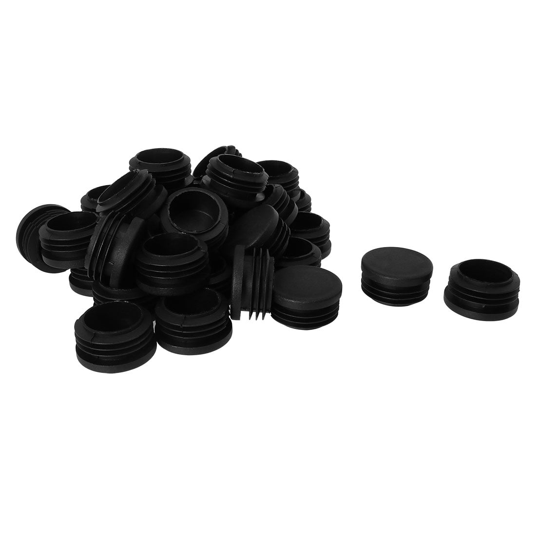 Tube End Caps Details about   10 Pack Round Tube Inserts 45mm 1mm-3mm Wall Plastic Chair Feet 
