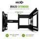 thumbnail image 5 of Soporte Articulado para TV Gecko GK-ART90 32-90” 75kg Doble Brazo VESA 700×450 Inclinación ±15° Fácil Instalación, 5 of 6