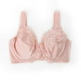 Women's Underwire Unlined Bra Minimizers NonPadded Full Coverage Lace