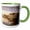 Green/White, variant on 3drose, Massachusetts, Nantucket Island, Old North Wharf - Us22 Wbi0117 - Walter Bibikow, 11oz Two-tone Red Mug