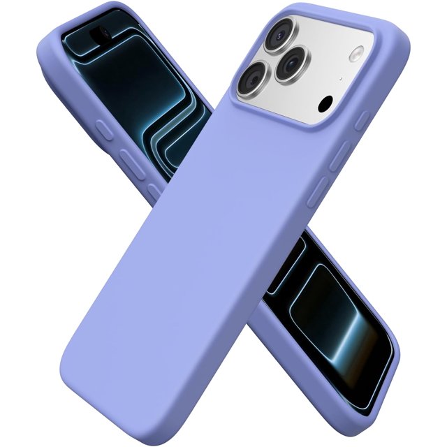 Compatible with iPhone 17 Pro Max Case,Slim Liquid Silicone 4 Layers Soft Gel Rubber Shockproof Protective Phone Case 6.9" with Anti-Scratch Microfiber Lining-Ice Blue