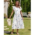 thumbnail image 4 of Vestido Zeagoo, casual, largo y holgado, vestido de playa Aline Flowy, 4 of 6