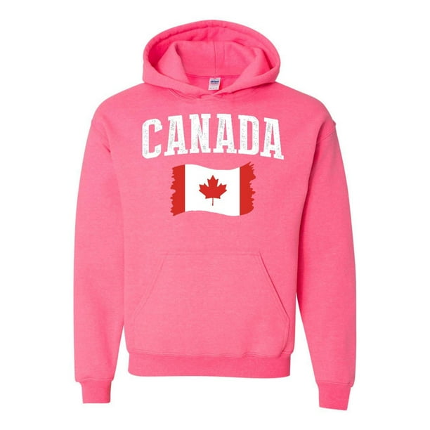 IWPF Unisex Canada Flag Hoodie Sweatshirt
