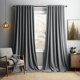 thumbnail image 1 of Nvzi Cortinas para habitación - Cortinas térmicas grises de 132 x 213 cm, 1 pieza, cortinas de terciopelo, las mejores cortinas opacas para dormitorio, con aislamiento térmico., 1 of 5