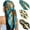 G, variant on 35” Large Square Satin Head Scarf - 3Pcs Women Satin Hair Scarves Silk Bandana Scarf Headscarf