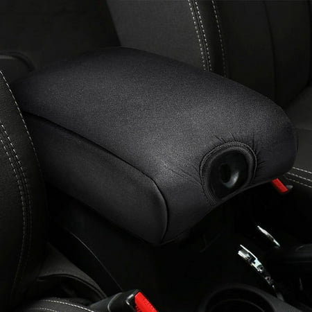 Jk Center Armrest Yescom Neoprene Center Console Armrest Pad Cover for Jeep Wrangler JK 2-Door & 4-Door 2007 - 2017 Black ()