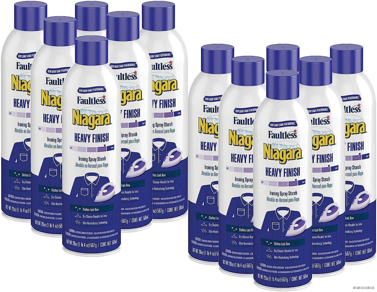 heavy starch spray (20 oz, 12pack) heavy hold liquid starch iron