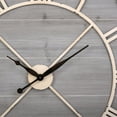 Antique Ivory and Driftwood Wall Clock