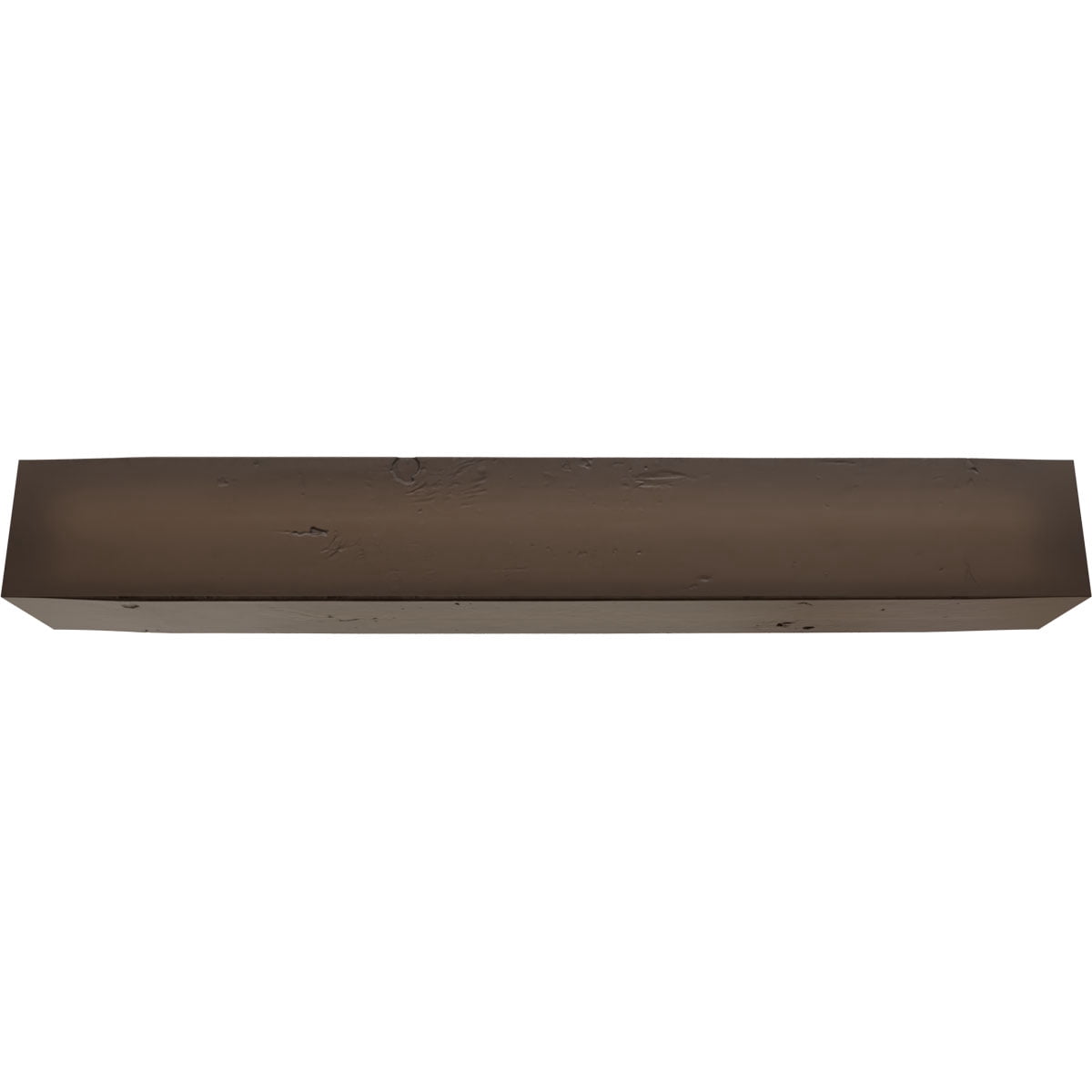 10"W x 12"H x 14'L 3-Sided (U-beam) Knotty Pine Endurathane Faux Wood Ceiling Beam, Natural Mahogany