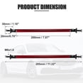 thumbnail image 3 of Unique Bargains 2pcs 200mm 7.87' Car Splitter Support Rods Adjustable Front Rear Bumper Lip Splitter Strut Rod Tie Support Bars Black, 3 of 7