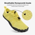thumbnail image 4 of KOLILI Women Water Shoes Quick-Dry Aqua Shoes Non-Slip Barefoot for Beach Hiking Swim Pool Kayaking Surfing Yellow/Black 7.5, 4 of 6