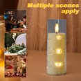 thumbnail image 2 of Vela LED Parpadeante Velas Sin Llama Integradas Con Luces Cadena Hadas, 2 of 9