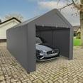 thumbnail image 5 of GOJOOASIS Carport 10x20 Car Ports Heavy Duty Carports Portable Garage Car Canopy Tent Outdoor Car Shelter (Grey), 5 of 8
