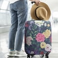 thumbnail image 2 of Pioneer Flower Floral Print Pattern Luggage Cover Fashion Suitcase Cover Baggage Covers Fit 25-28 Inch Luggage (Go Travel), 2 of 5