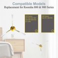thumbnail image 2 of Side Brush Replacement Parts for 900 800 Series, 980 960 860 850 861 866 870 890 Vac Edge-Sweeping Brushes., 2 of 5