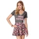 thumbnail image 2 of Minifalda floral elástica Aeropostale para mujer rosa extragrande, 2 of 2