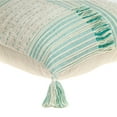 thumbnail image 5 of Parkland Collection Harper Transitional Cream & Mint Throw Pillow, 5 of 10