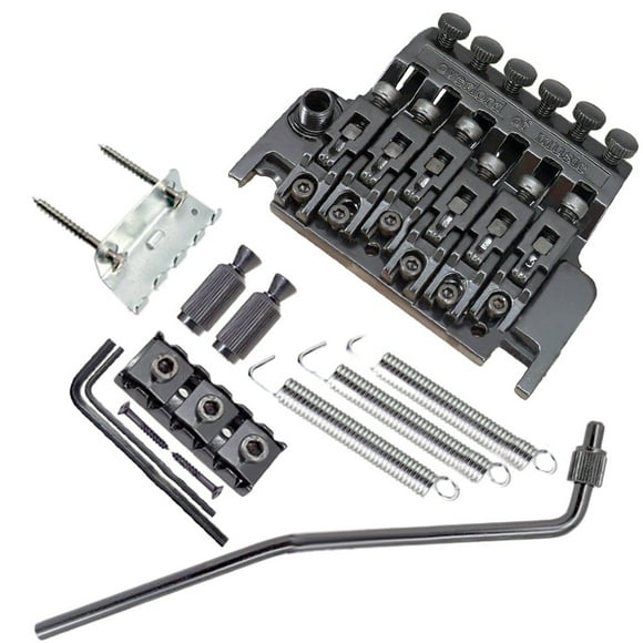 Electric Guitar Double Locking Tremolo Bridge Set 91.2*70mm Zinc Alloy Floyd Rose Style Tremolo Bridge Guitars Accessories