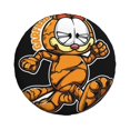 thumbnail image 2 of Cute Cartoon Garfield Spare Tire Cover Wheel Protectors For Trailer Rv Suv Truck Camper Travel Fits For Tire Diameter 15 Inch, 2 of 6
