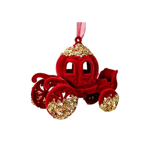 Christmas Hanging Ornaments with Pre-Strung Ribbons, Reusable Assorted 3D Designs for Christmas Tree, Indoor Holiday Decor and Gift Giving