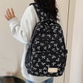 thumbnail image 6 of Fgnfyis Backpack for Girls Stylish Womens Bow Cute Shoulder Bag for Daily Use Commute Work Travel School Versatile Carryall Kindergarten Backpack Black, 6 of 8