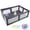 Gray, variant on Costway Portable Baby Playpen, Large Baby Play Yard with 50 Ocean Balls, 4 Pull Rings Gray