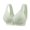 Black, variant on Women's Front Closure Push Up Bra - Wireless Lightly Padded Comfort Bras - Strappy Back Support Everyday Bralette - Seamless Ribbed Plunge Lifting Lingerie for Daily