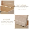 thumbnail image 5 of HEATSHAKING Wood Small Crafts Box with Hinged Lid 6Pcs 5.50x4.13x2.55 Inch, 5 of 6