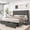 Light Grey, variant on Breltam King Size Upholstered Platform Bed Frame with 4 Storage Drawers and Vertical Linen Wingback Channel Tufted Headboard
