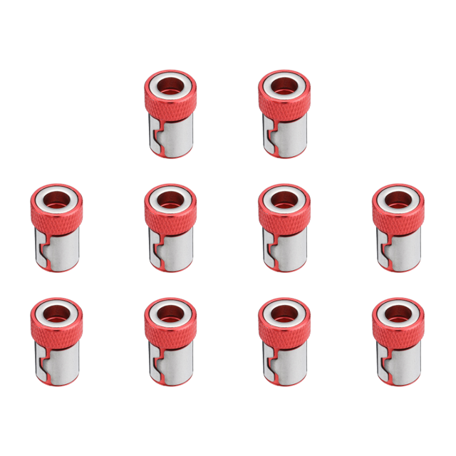 Destornillador Eléctrico Con Vástago Hexagonal Metal 6 35 Mm Anillo Magnético Broca Extraíble